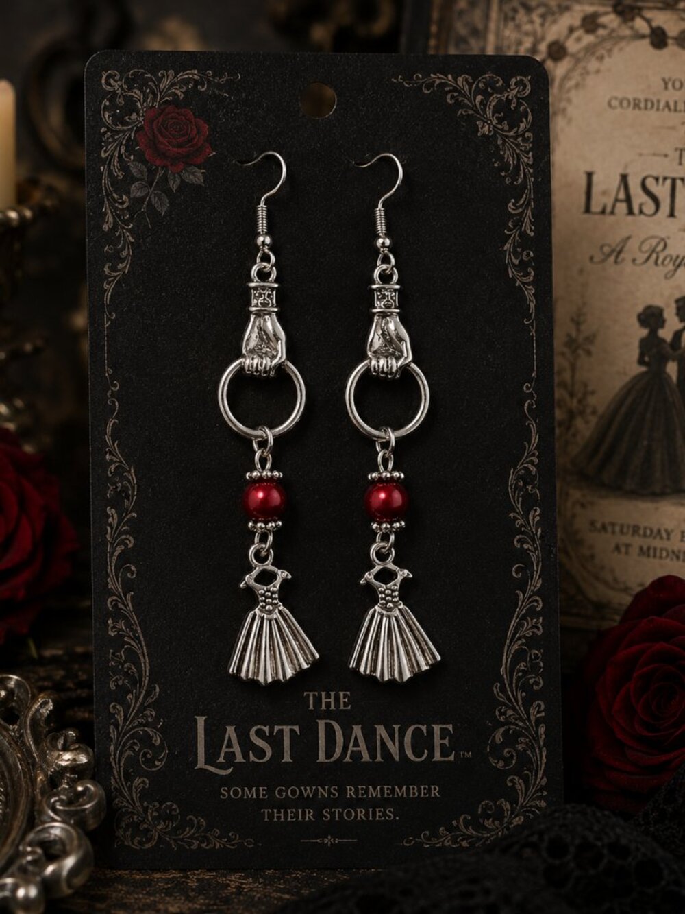 The Last Dance Relics™ Earrings | Victorian Dress Dangle Earrings
